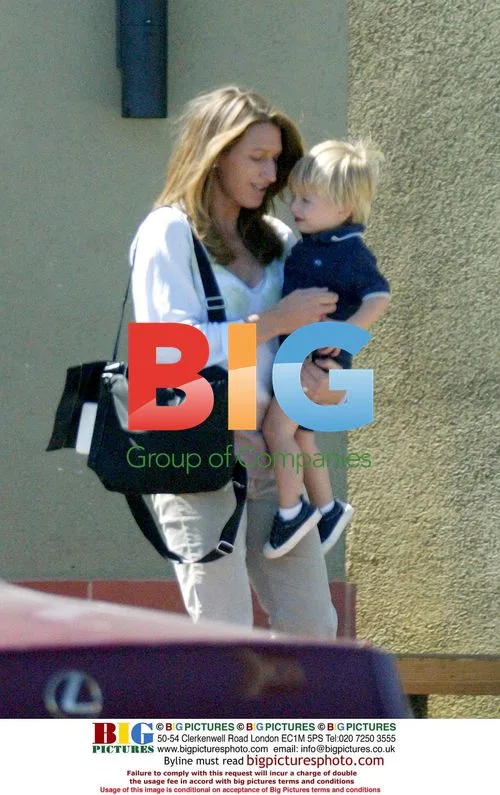 Pregnant Steffi Graf with son in Las Vegas