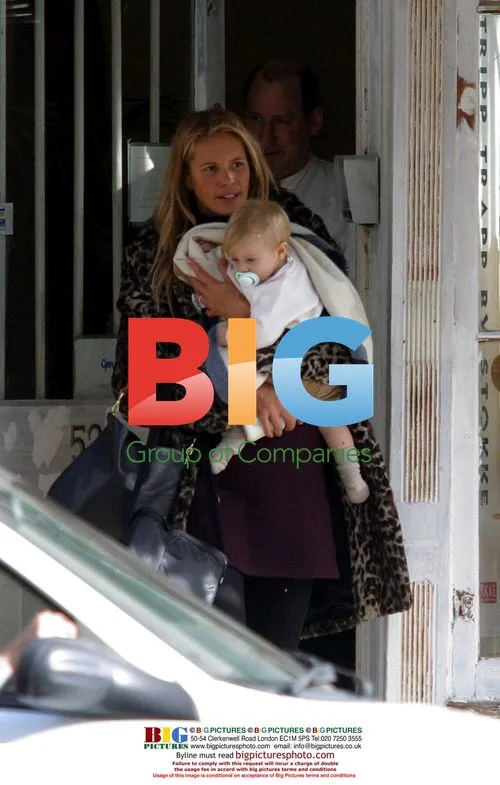 Elle Macpherson Takes Son to Osteopath