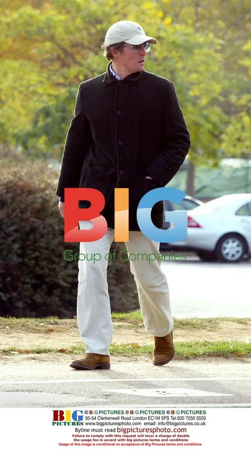 Hugh Grant Takes Early Stroll in Hyde Park