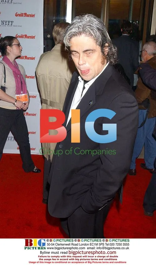 Benicio Del Toro at '21 Grams' Premiere