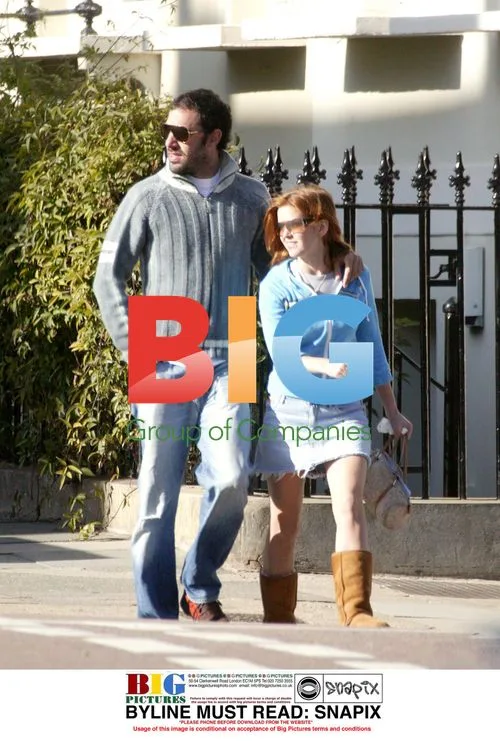 Isla Fisher and Sasha Baron Cohen in London