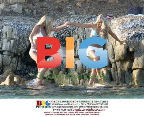Glamour Model Ebony and Actress Annie Cooper on French Beach