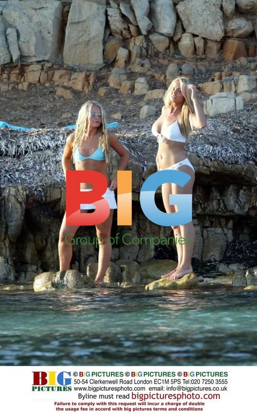 Glamour model Ebony and actress Annie in France