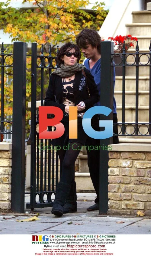 Sadie Frost and Jackson Scott leave party shop in London