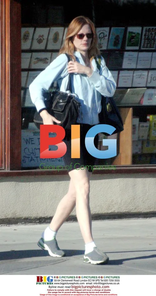 Marg Helgenberger Visits the Gym