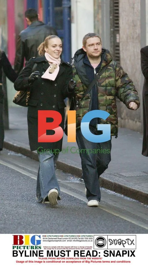 Martin Freeman with new girlfriend in London