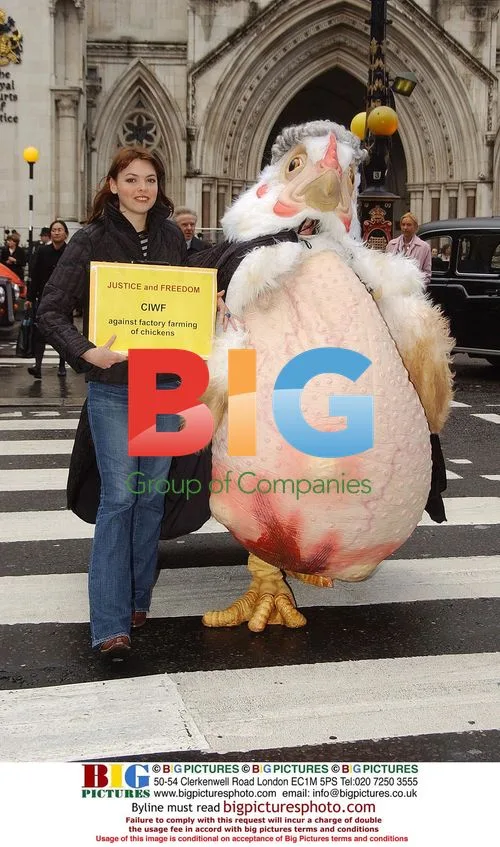 Kate Ford supports justice for chickens