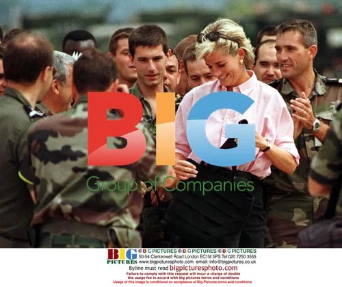 Princess Diana in Bosnia Landmines Campaign