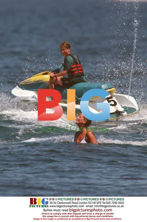 Princess Diana on Holiday in St Tropez