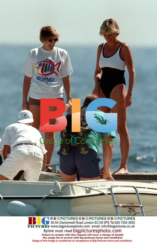 Princess Diana on Holiday in St Tropez