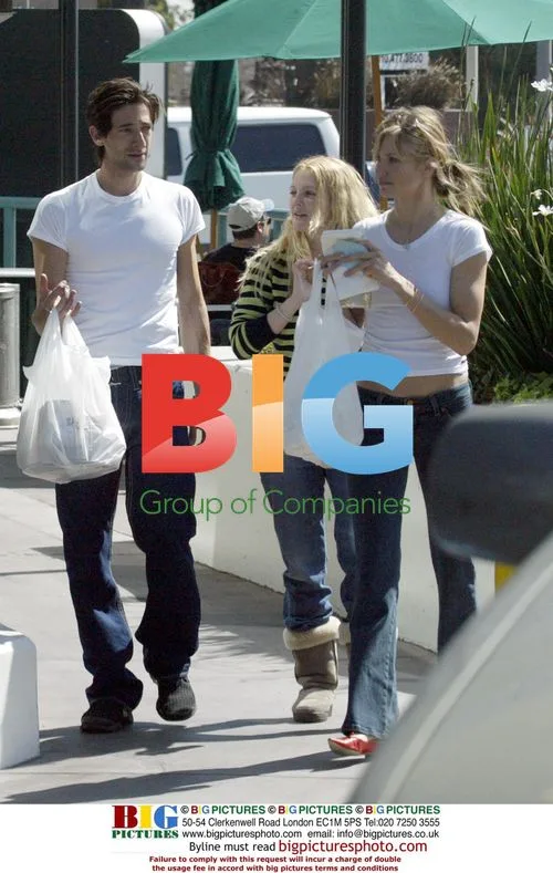 Adrian Brody Meets Drew Barrymore and Cameron Diaz