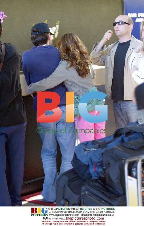 Tobey Maguire and Girlfriend at LAX