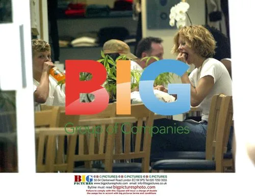 Meg Ryan and Son Jack Lunch Before Party