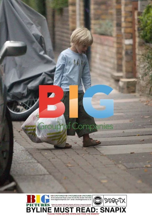 Susannah Constantine with son, London