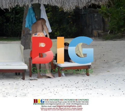 Dannii Minogue and Boyfriend Relax in Mauritius