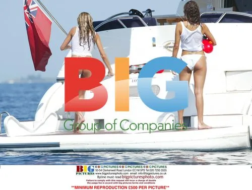 Jordan and Jerri Byrne Enjoy Waterpistol Fight on Yacht