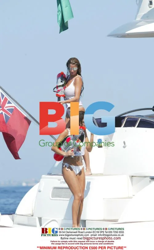 Models Jordan and Jerri Byrne on Yacht in France