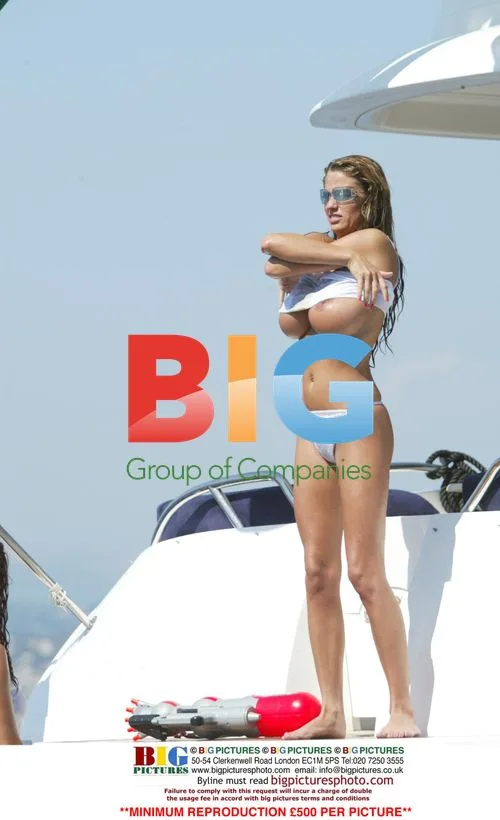 Models Jordan and Jerri in Yacht Water Gun Fight