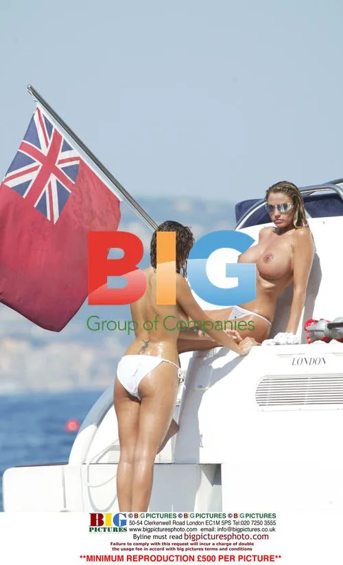 Models Jordan and Jerri on Yacht