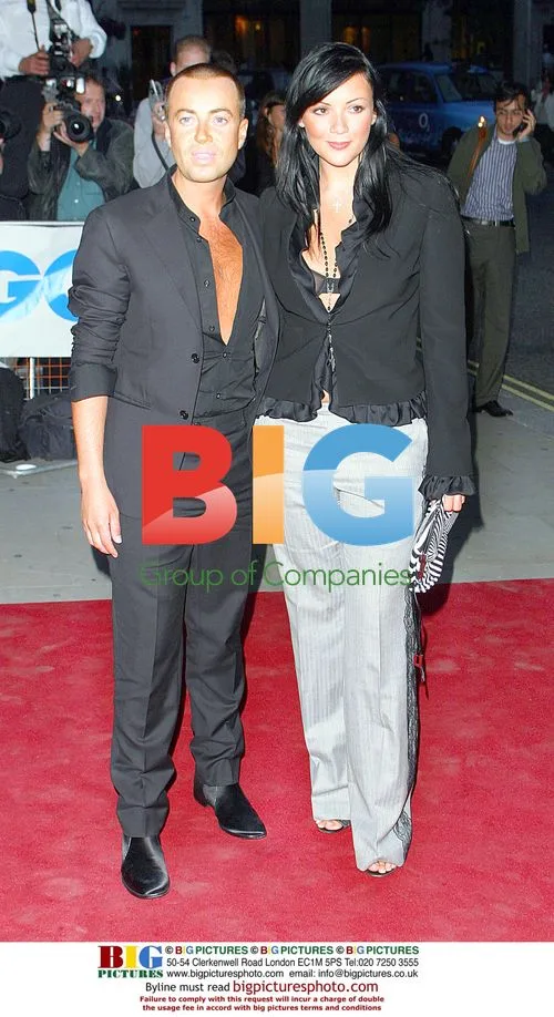Julien MacDonald and Martina McCutcheon at GQ Awards