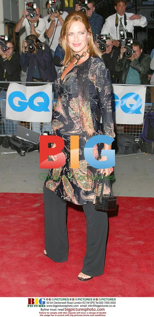 Trinny Woodall pregnant at GQ Awards