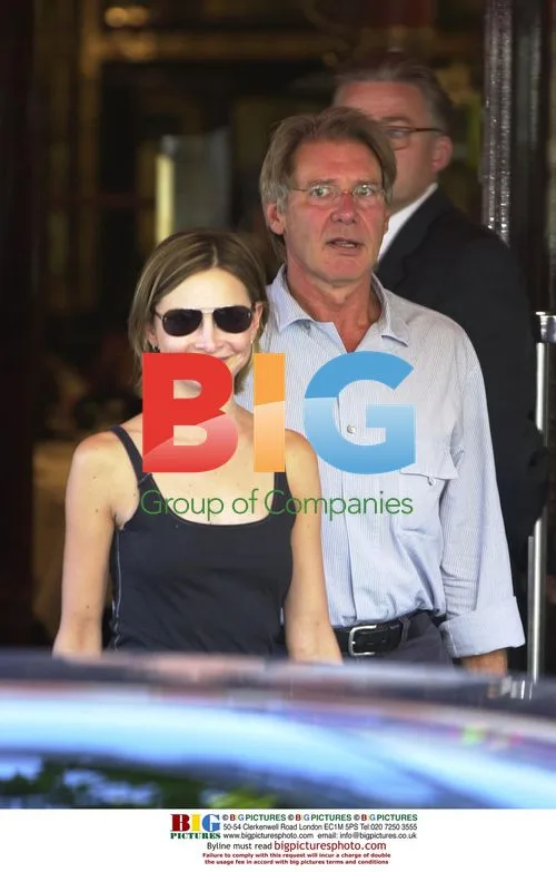 Harrison Ford and Calista Flockhart seen out in Paris