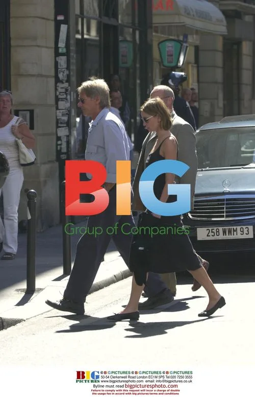 Harrison Ford and Calista Flockhart in Paris