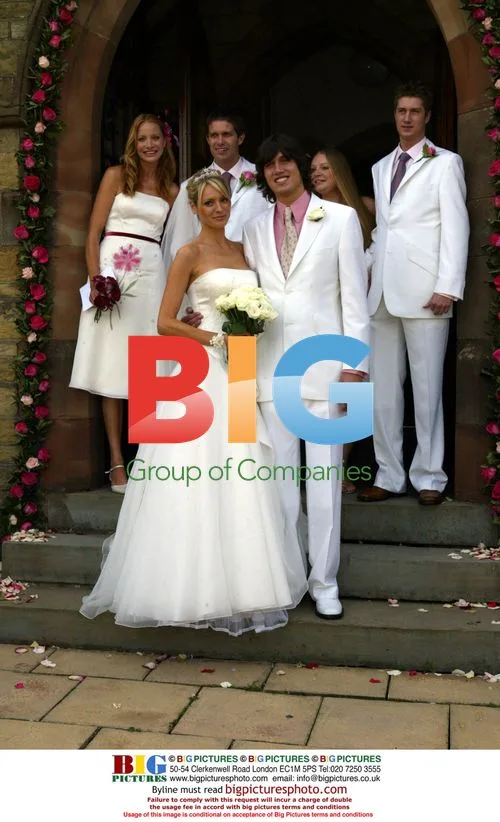 Tess Daly and Vernon Kaye wedding