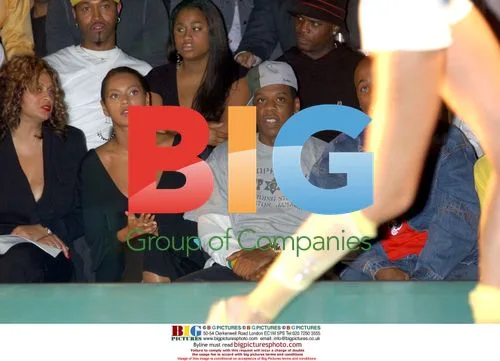 Beyonce, Jay-Z, Tina Knowles at Baby Phat Fashion Show