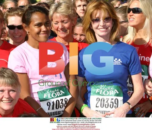 Women Celebrities at Flora Light Challenge in London
