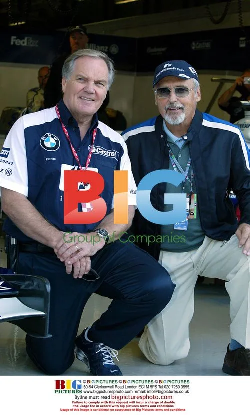 Patrick Head and Dennis Hopper at Italian GP
