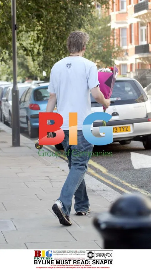 Charlie Simpson From Busted Arrives With Flowers
