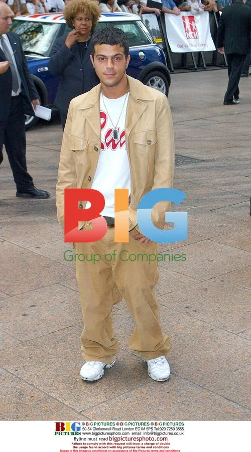 Singer Abs at 'The Italian Job' Premiere
