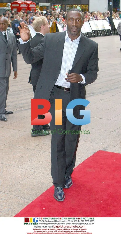 Linford Christie at 'The Italian Job' premiere