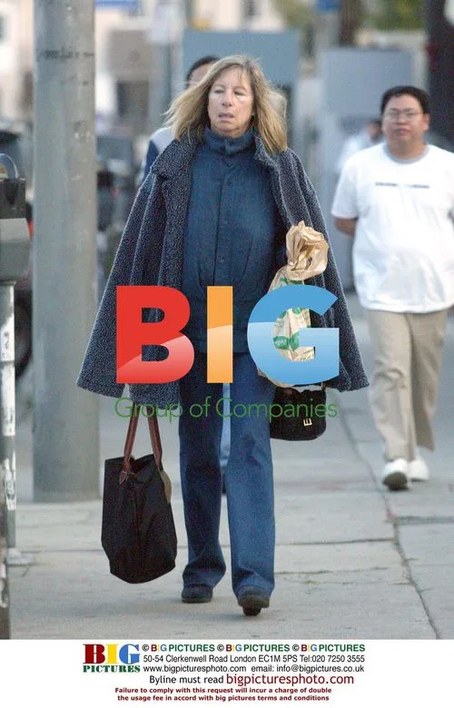 Barbara Streisand Shopping in Beverly Hills