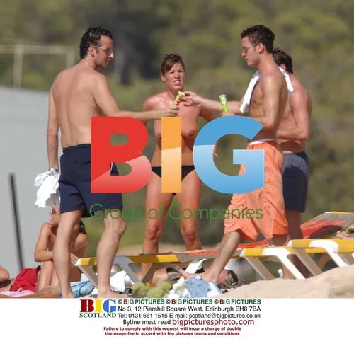 DEAN GAFFNEY AND GARY LUCY POOL PARTY IN SPAIN