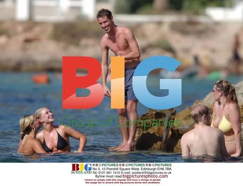 Dean Gaffney and Gary Lucy Enjoy Pool Party in Spain