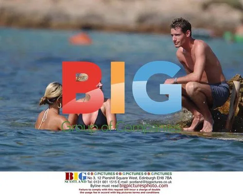Dean Gaffney and Gary Lucy Pool Party in Spain