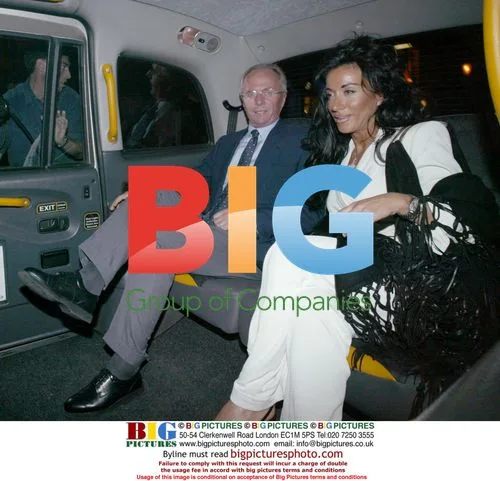 Sven Goran Eriksson and Nancy Dell'Olio in London
