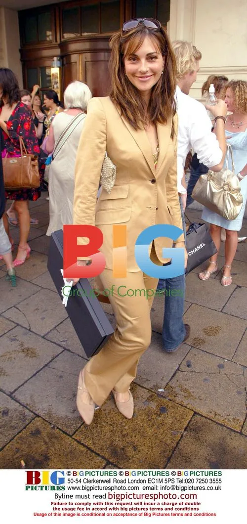 Tasha De Vasconcelos at Elspeth Gibson show