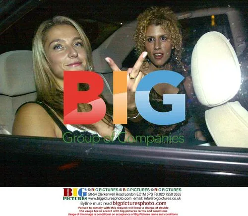 Actress Anne Marie Davis and friend enjoy night out