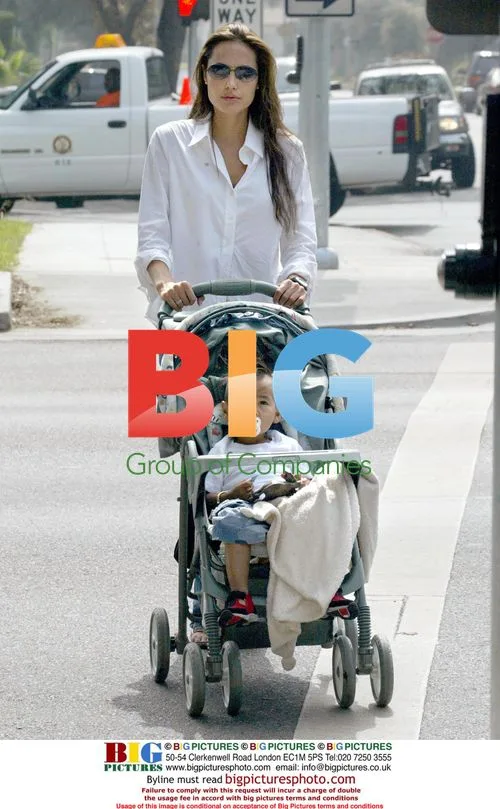 Angelina Jolie Shopping with Son Maddox