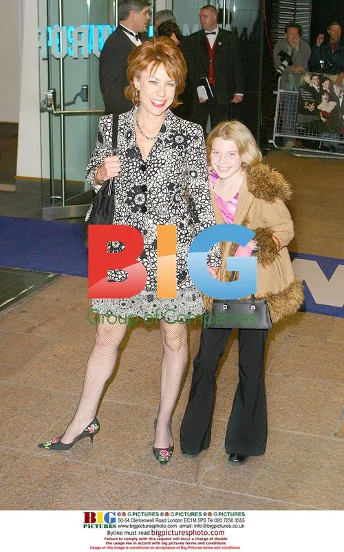 Kathy Lette and daughter at 'Bright Youngs Things' premiere