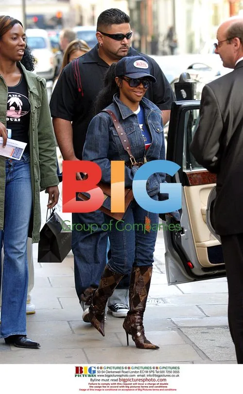 Lil' Kim Out Shopping in West London