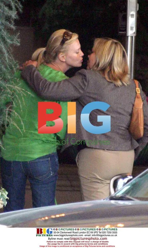 Charlize Theron and Stuart Townsend in LA
