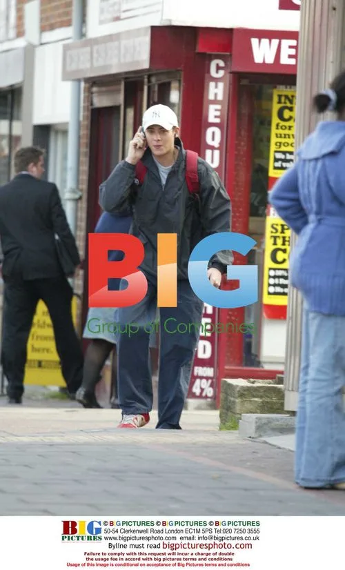 Eastenders Actor Christopher Parker at Train Station