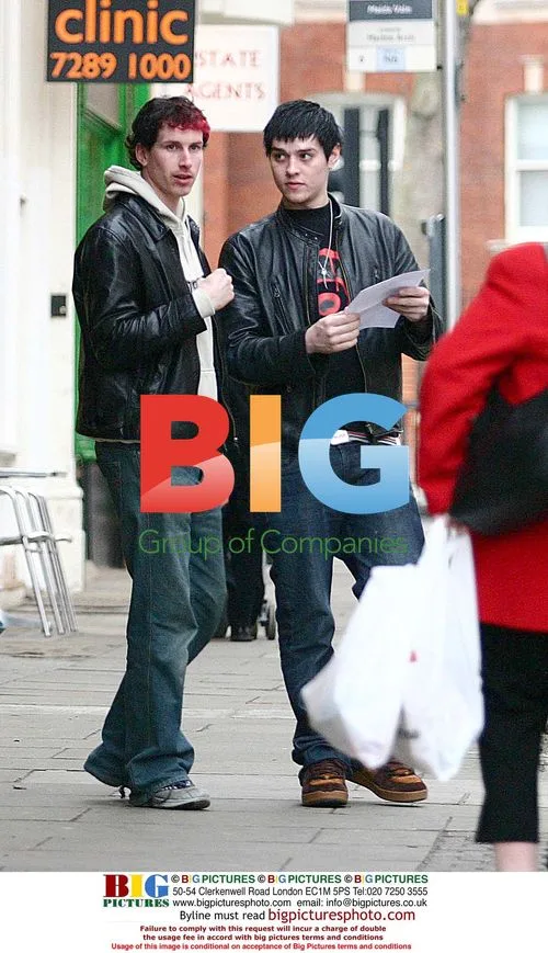 Matt Jay from Busted seen in London