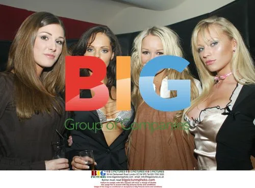 Lucy Pinder, Gerri Byrne, Jennifer Ellison and Natalie Denning at Bambuubar