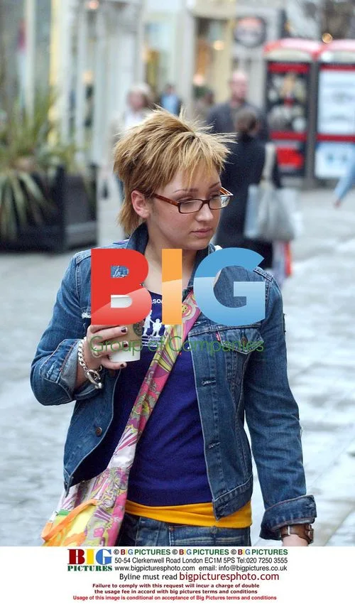 Actress Lucy Jo-Hudson Enjoys Starbucks in Manchester