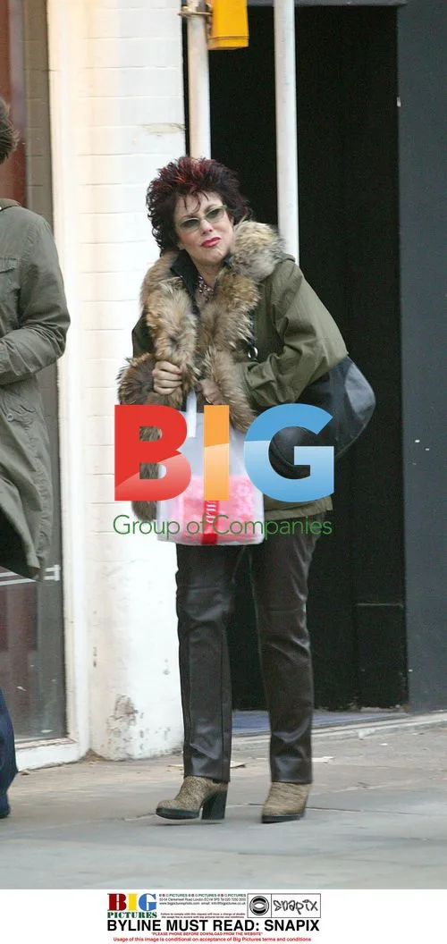 Ruby Wax out and about in London